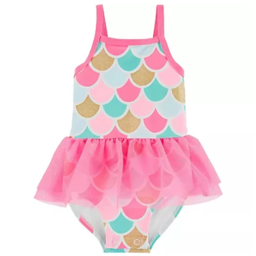 🎁  10/$25 -24 months Mermaid scale swimsuit,  1 piece,  Carter's